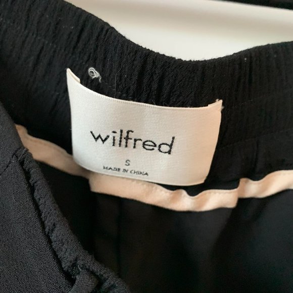 Black Wilfred GEORGETTE SHORT with tie - Picture 4 of 5